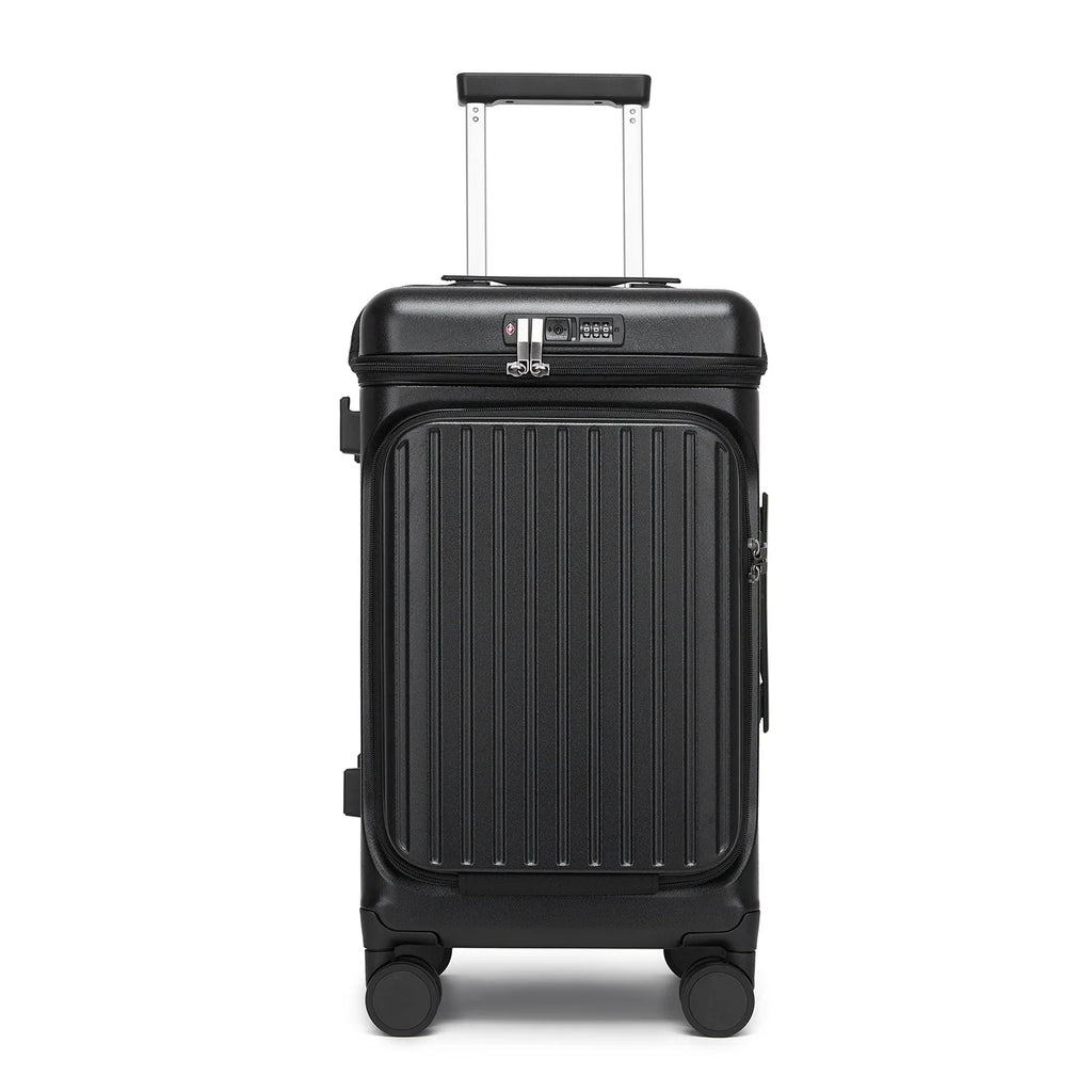 20" Multifunctional Front Opening Carry-on Luggage