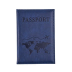 Sleek Grey Passport Cover – Slim Travel Wallet