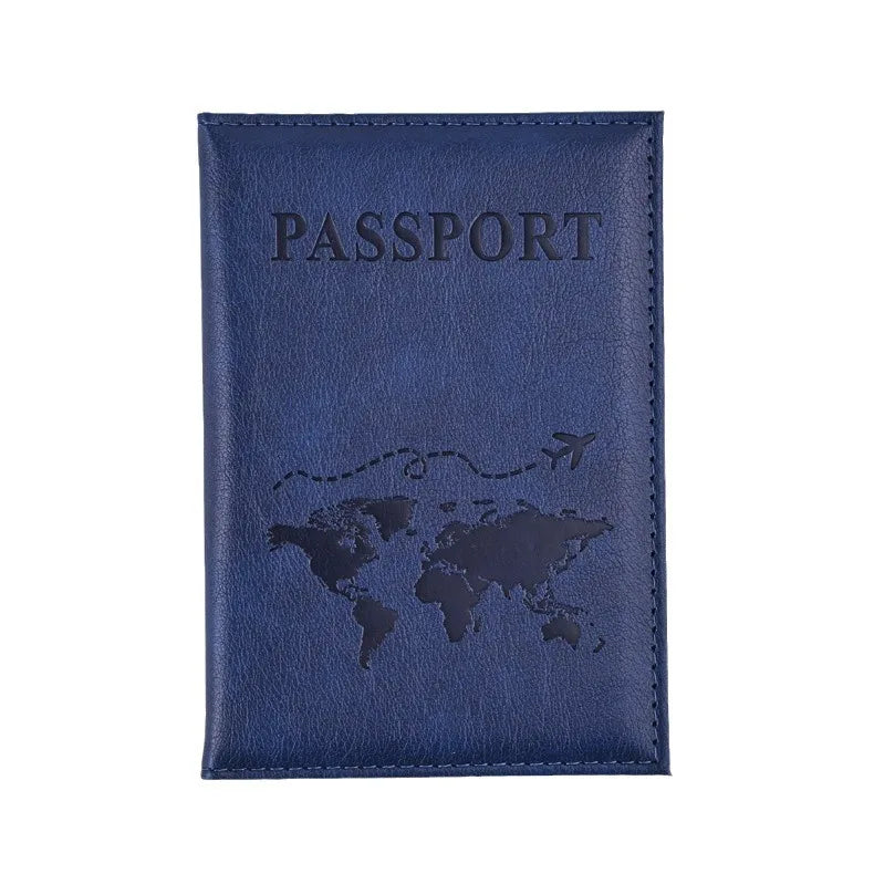 Sleek Grey Passport Cover – Slim Travel Wallet