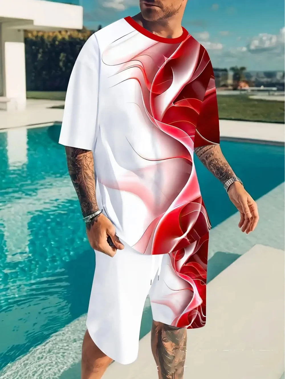 Men's Sportswear Quick-Dry Shorts Set