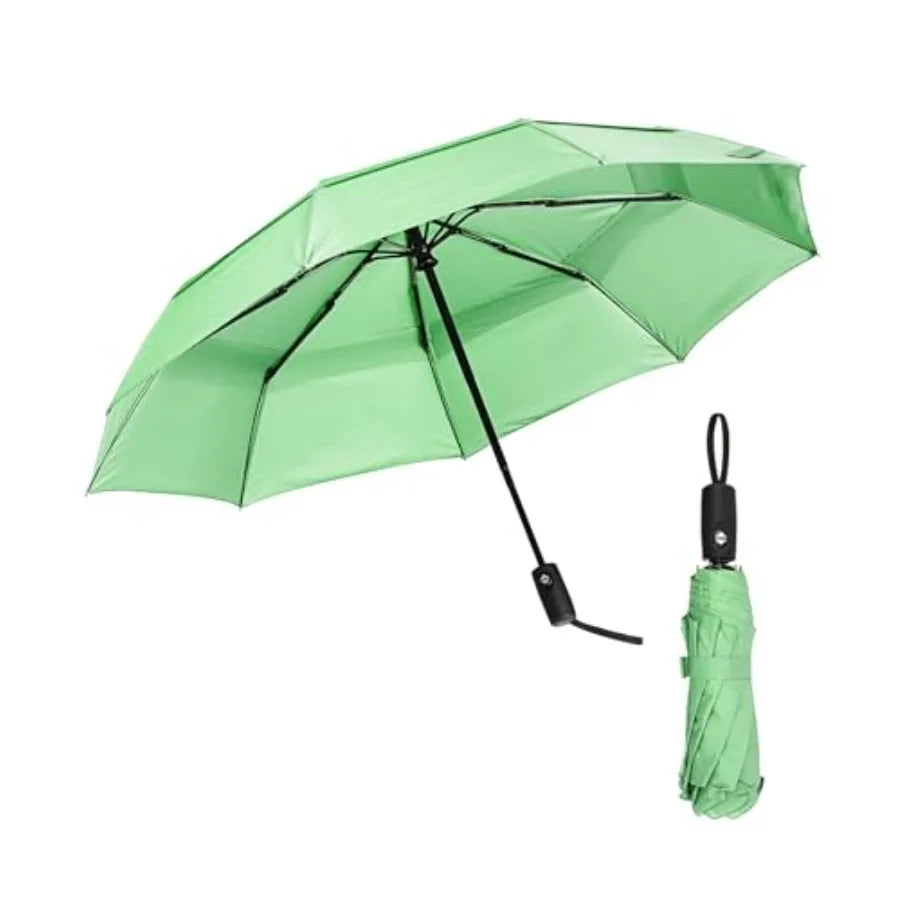 Compact Windproof Travel Umbrella – Auto Open/Close, Water-Resistant
