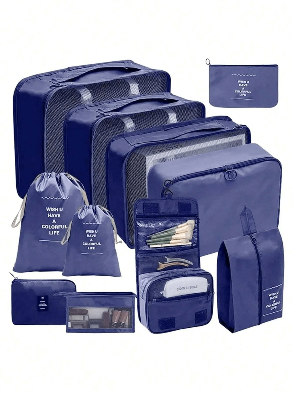 11 Pcs Travel Packing Cubes Set