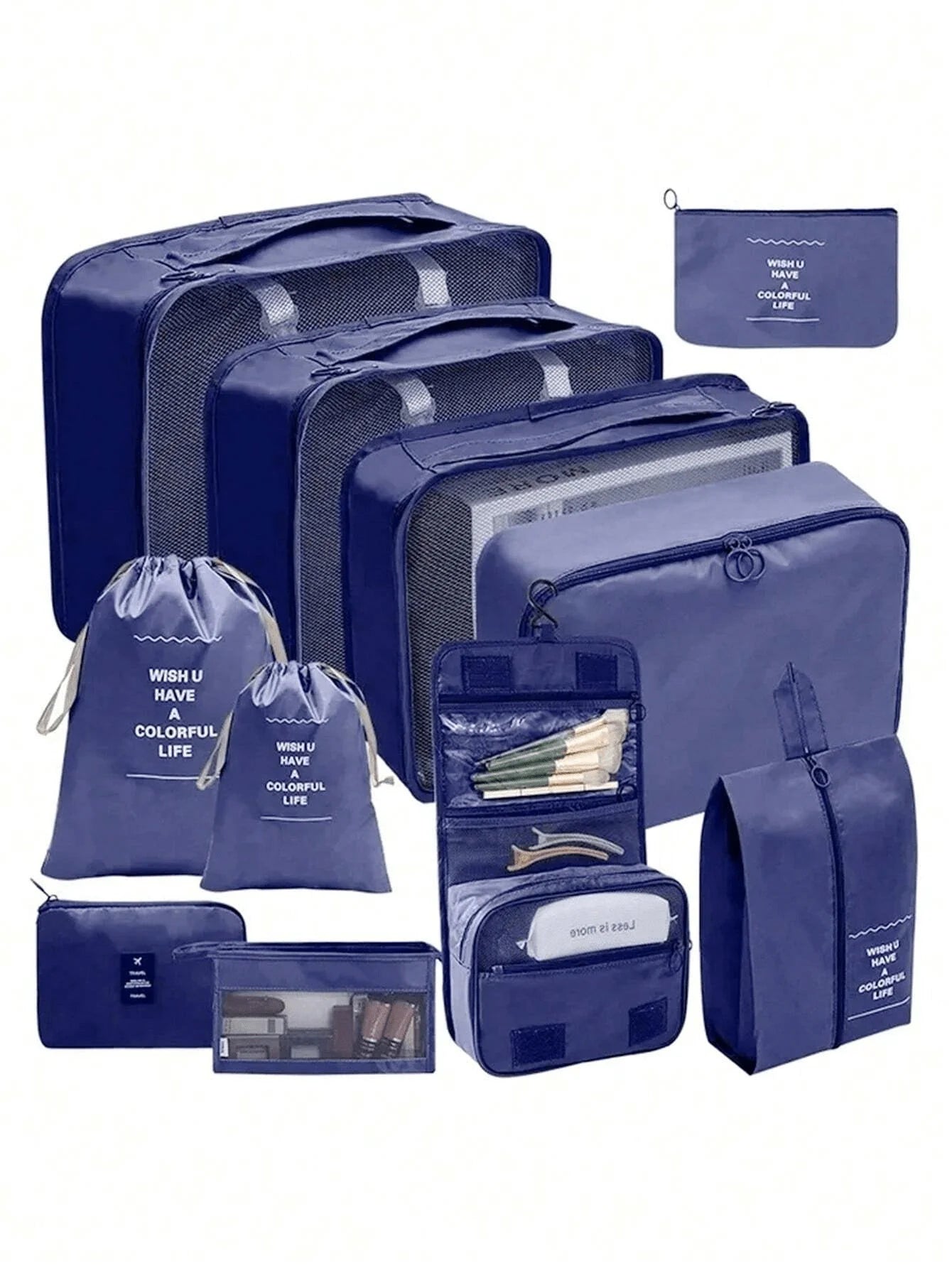 11 Pcs Travel Packing Cubes Set