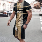 Men's Retro Cool Breathable Shorts Set