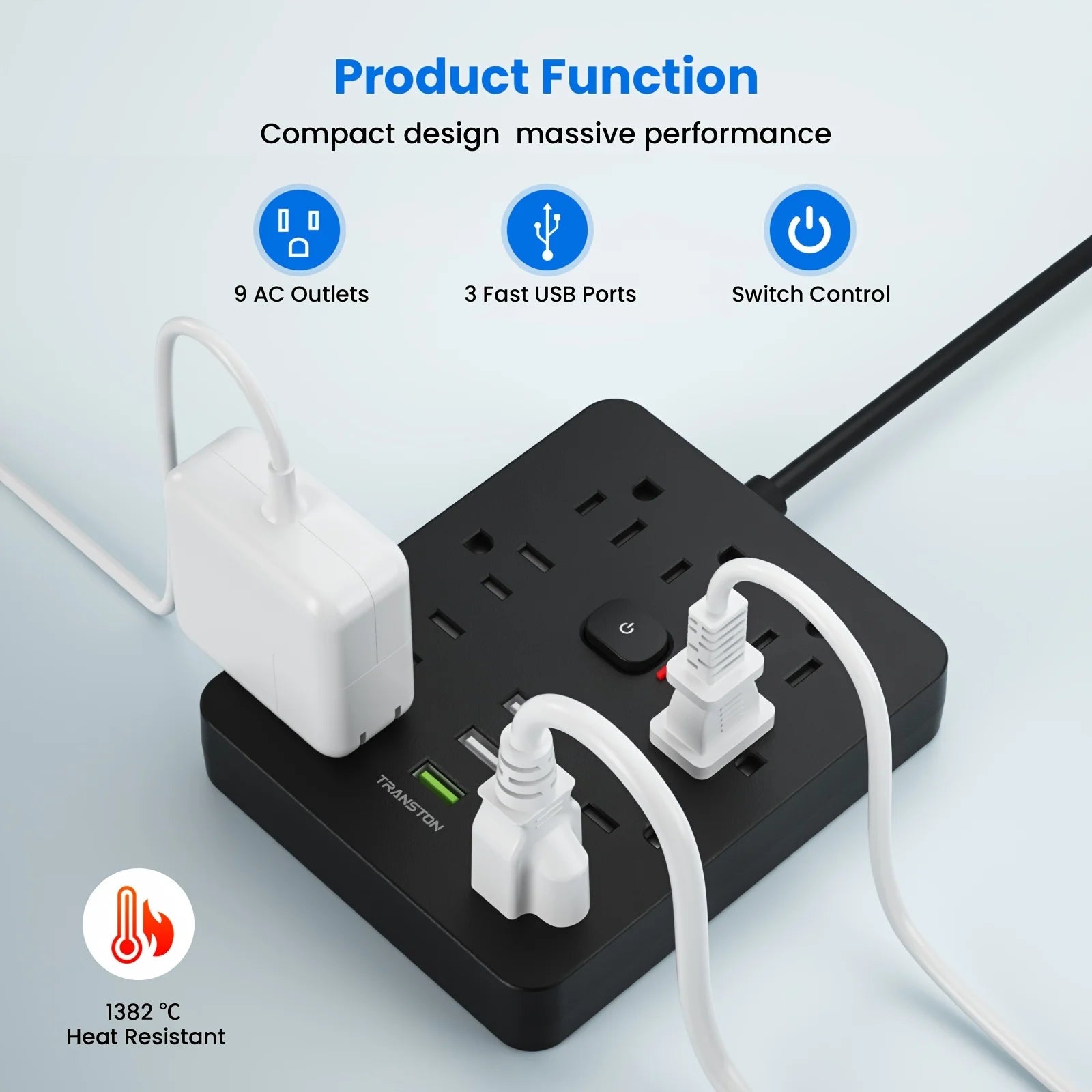 Power Outlet w/Surge Protector