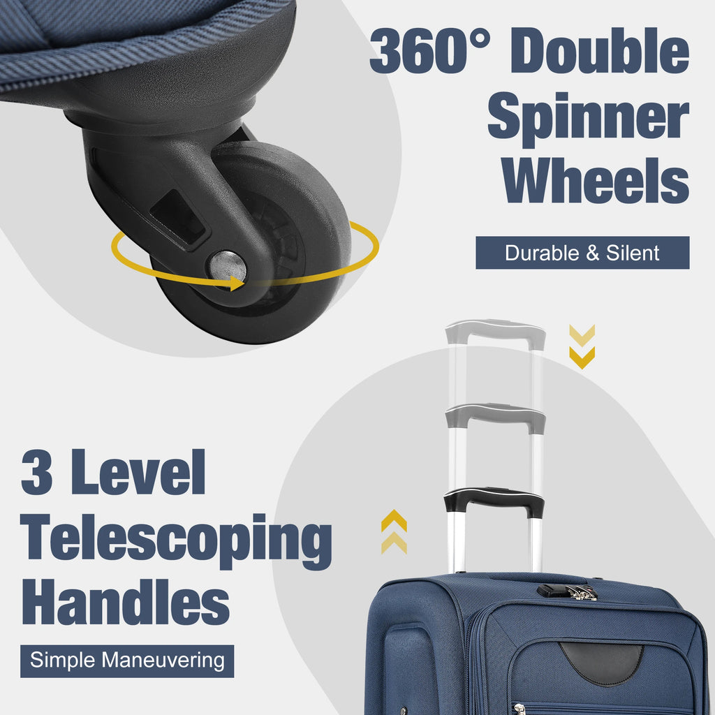 Softside Expandable 5pcs Set w/Duffel Bag