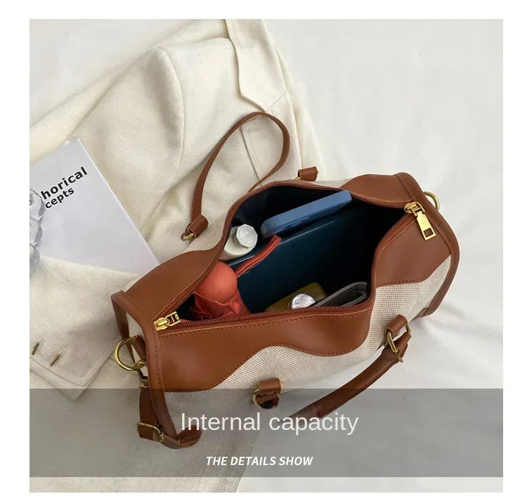 Vintage Crossbody Travel Luggage Handbag