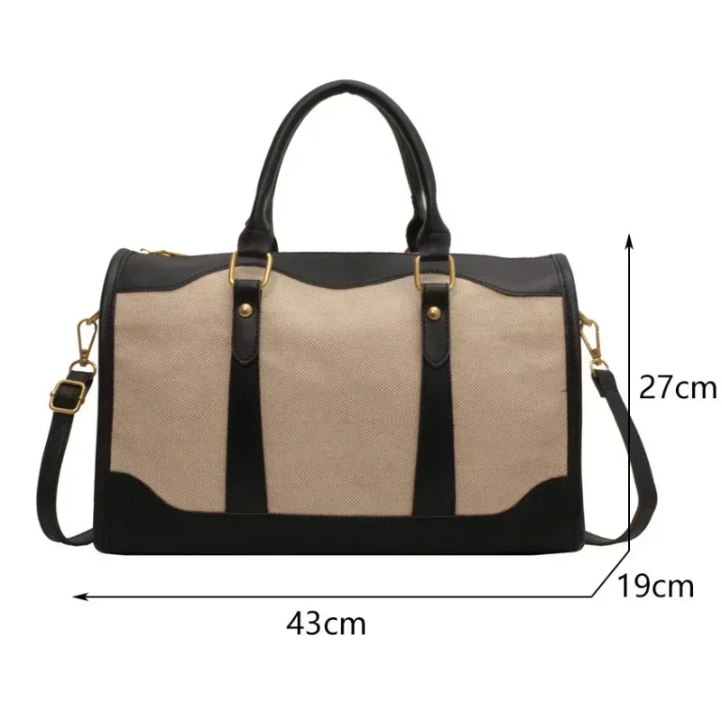 Vintage Crossbody Travel Luggage Handbag