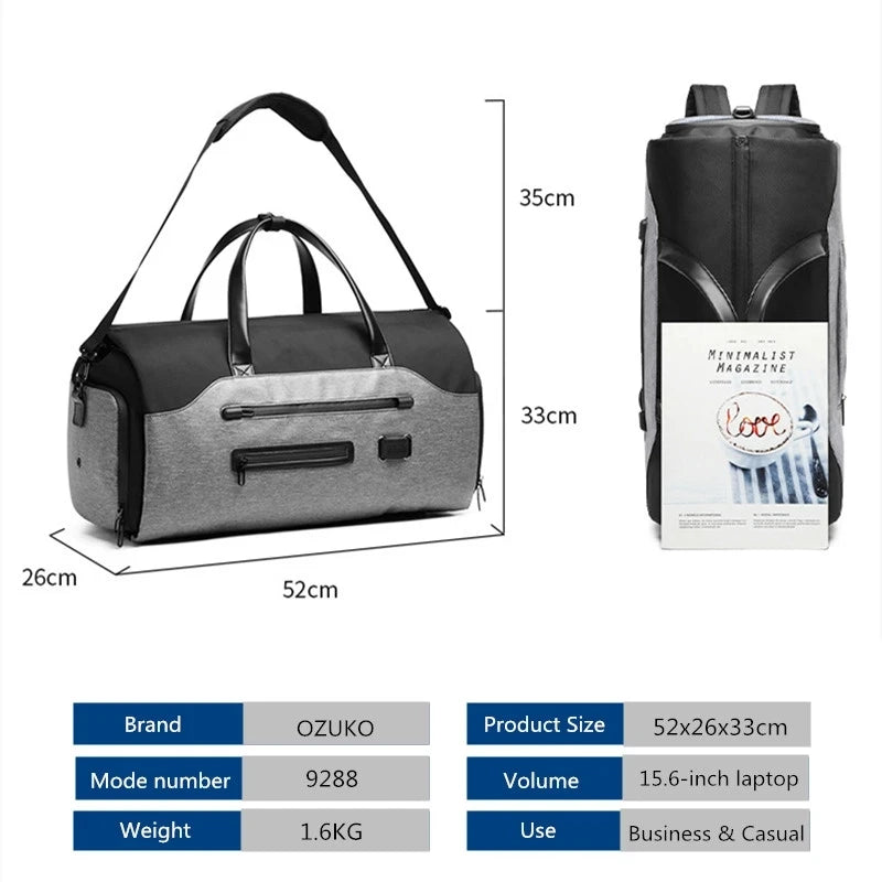 OZUKO Large Capacity Garment Bag
