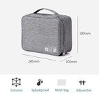 Large Capacity Travel Electronics Accessories Organizer