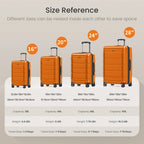 SHOWKOO G-Series 4-Piece Hardside Luggage Set (16"/20"/24"/28")
