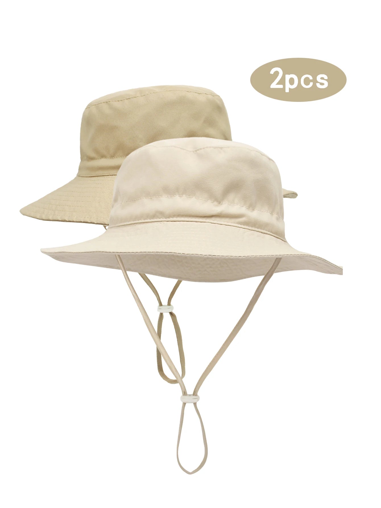 2pcs Children's Fisherman Sun Hat w/Large Brim