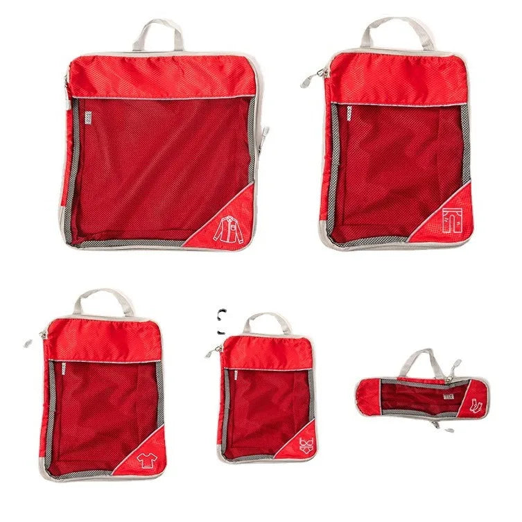 Travel Compression Storage Bag Set w/Shoe Bag