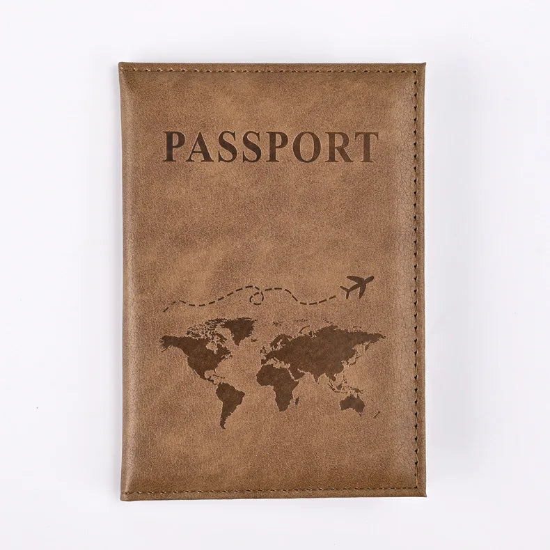 Sleek Grey Passport Cover – Slim Travel Wallet