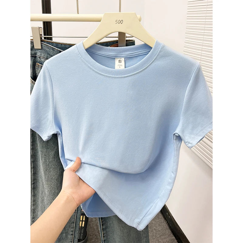 Casual Plus Size Short Sleeved T-Shirt