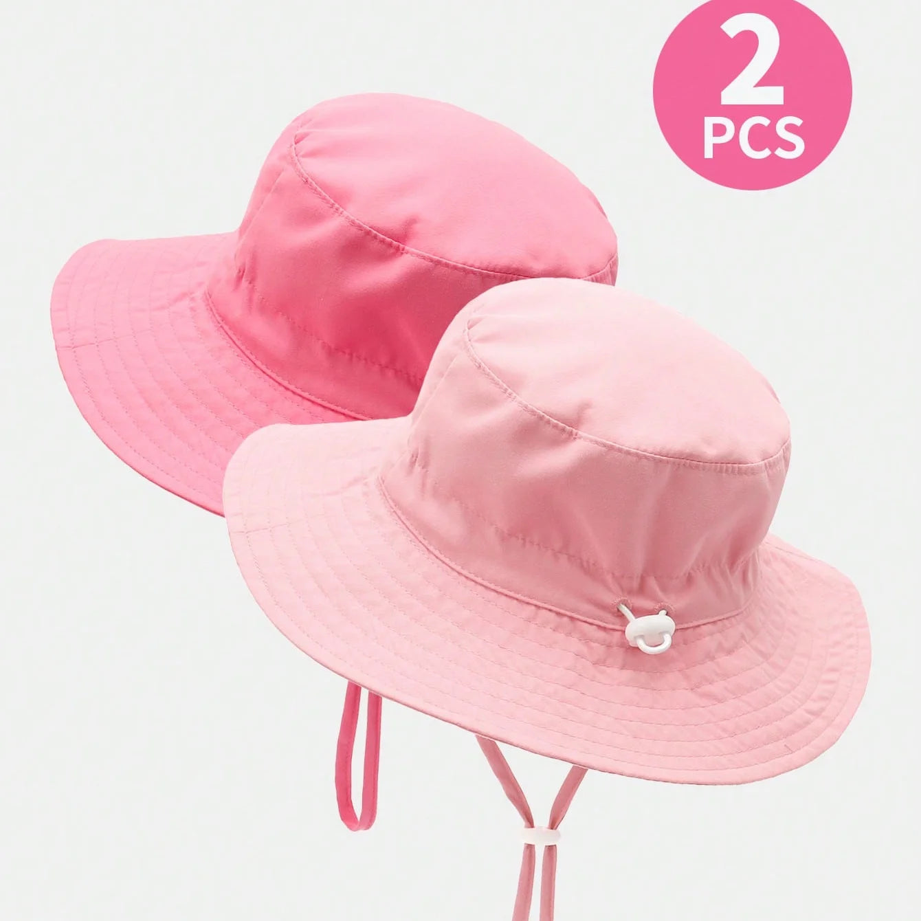 2pcs Children's Fisherman Sun Hat w/Large Brim