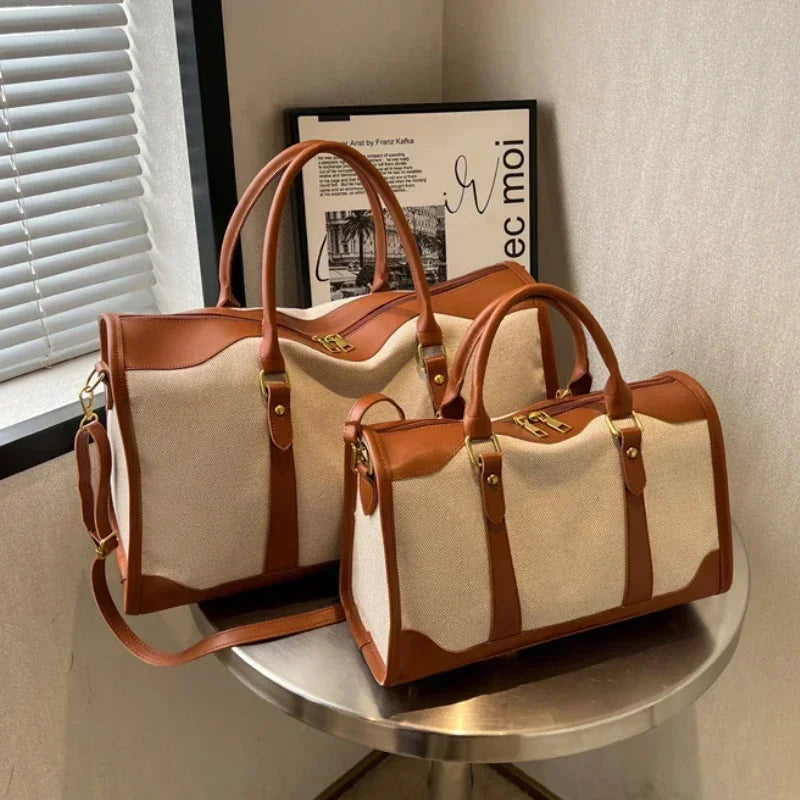 Vintage Crossbody Travel Luggage Handbag