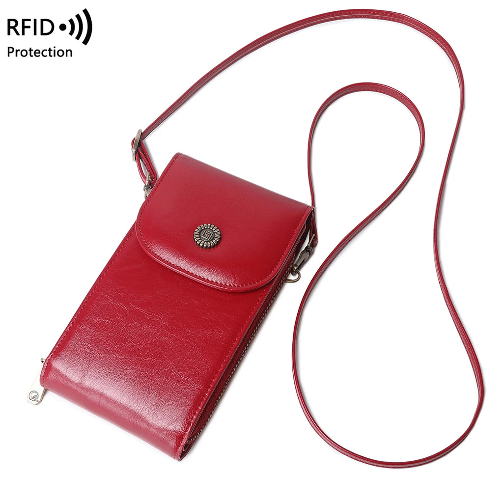 Retro RFID Shoulder Bag