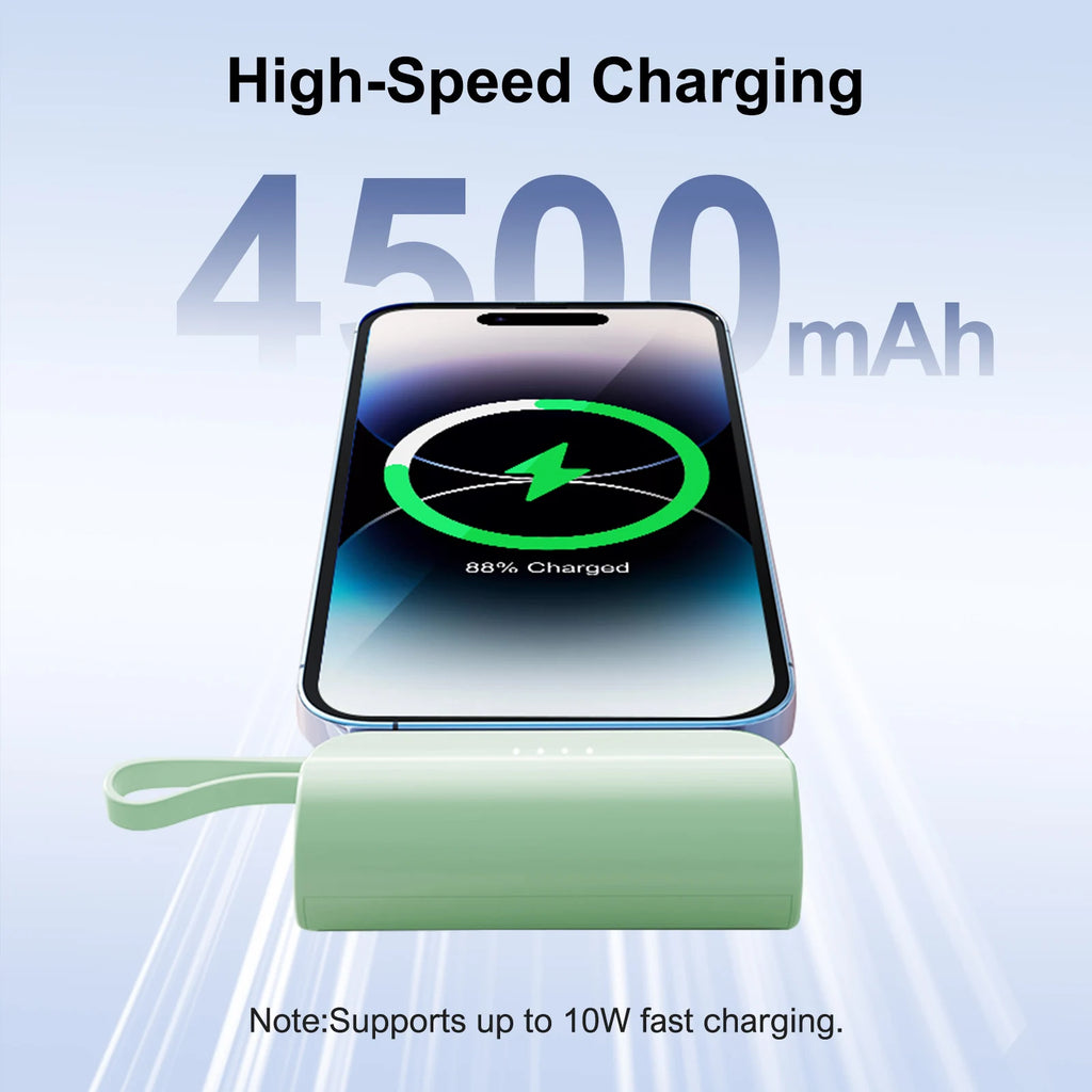 Mini Power Bank Dual USB-C Ports for IPhone16/ 15/15 Plus/15 Pro/15 Pro Max/Android