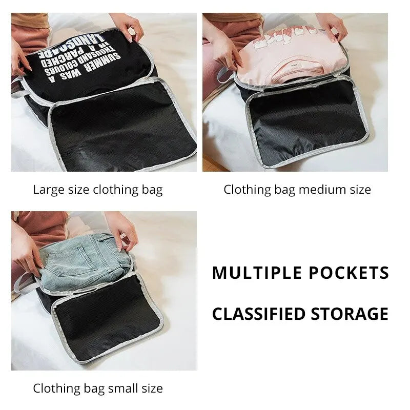 3Pcs/set Packing Cubes