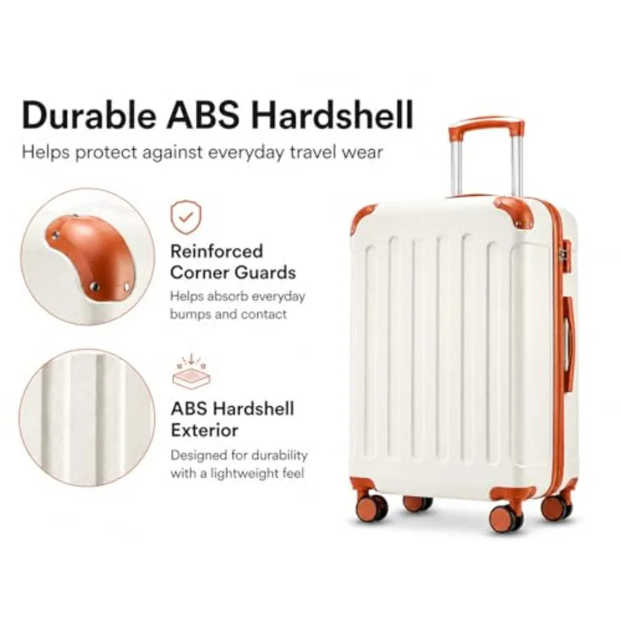 6-Piece Hardshell Luggage Set – Lightweight & Durable