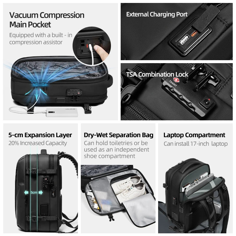 Vacuum Compression Backpack