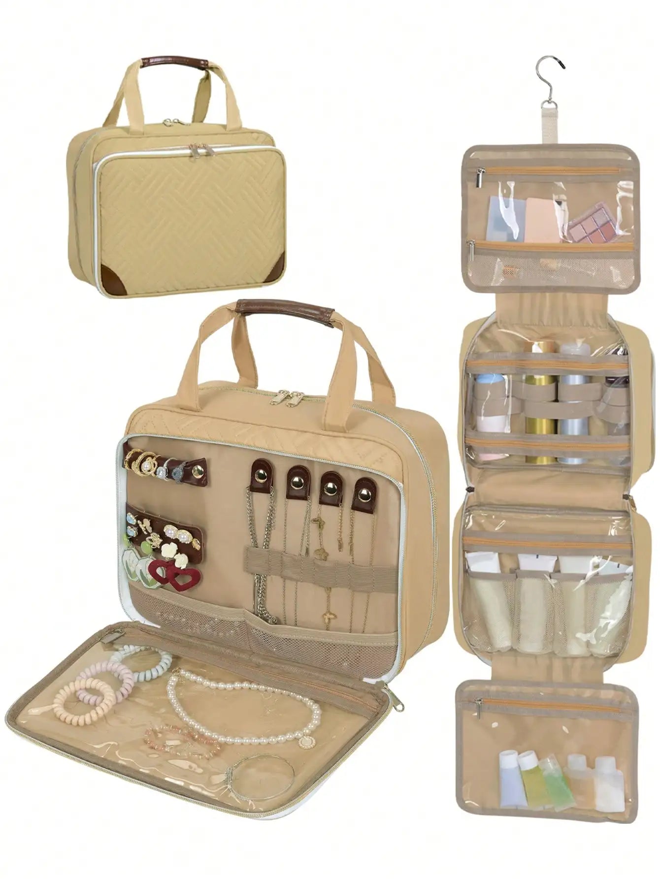 Large Capacity Waterproof Hanging Travel Toiletry Bag