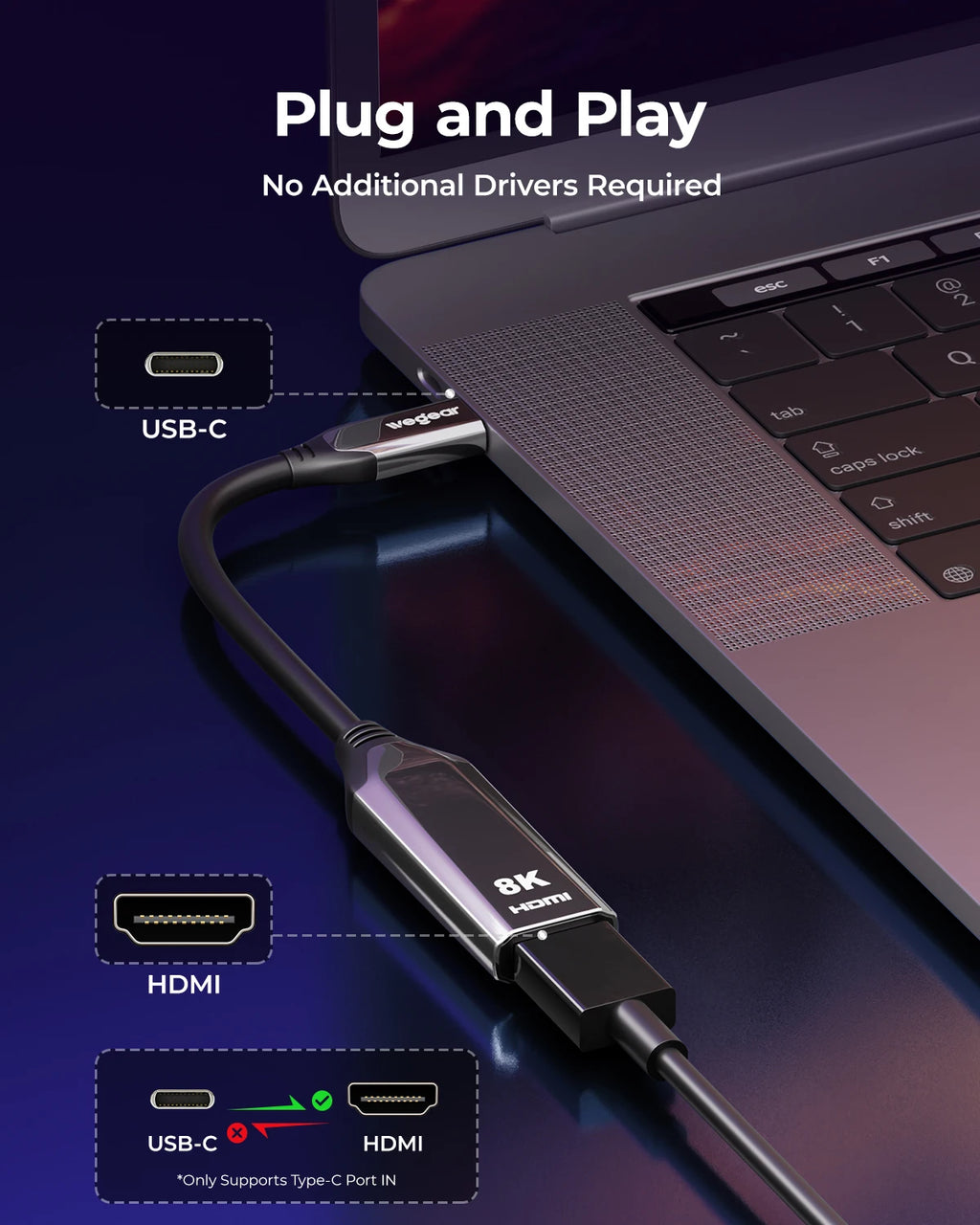 USB C to HDMI Adapter