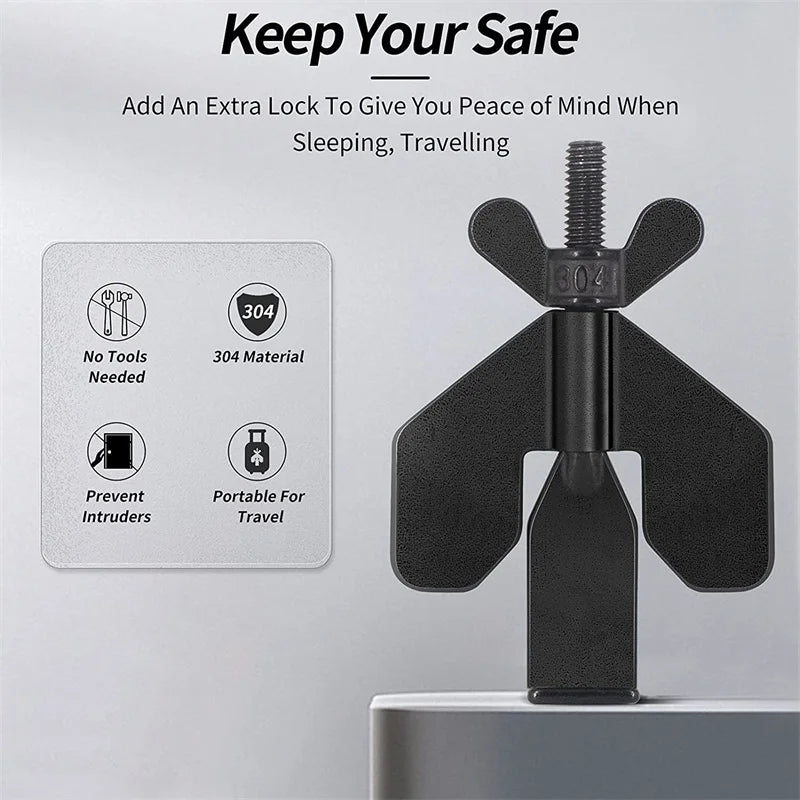 SafeLock Portable Hotel Door Lock – Travel Safety Latch