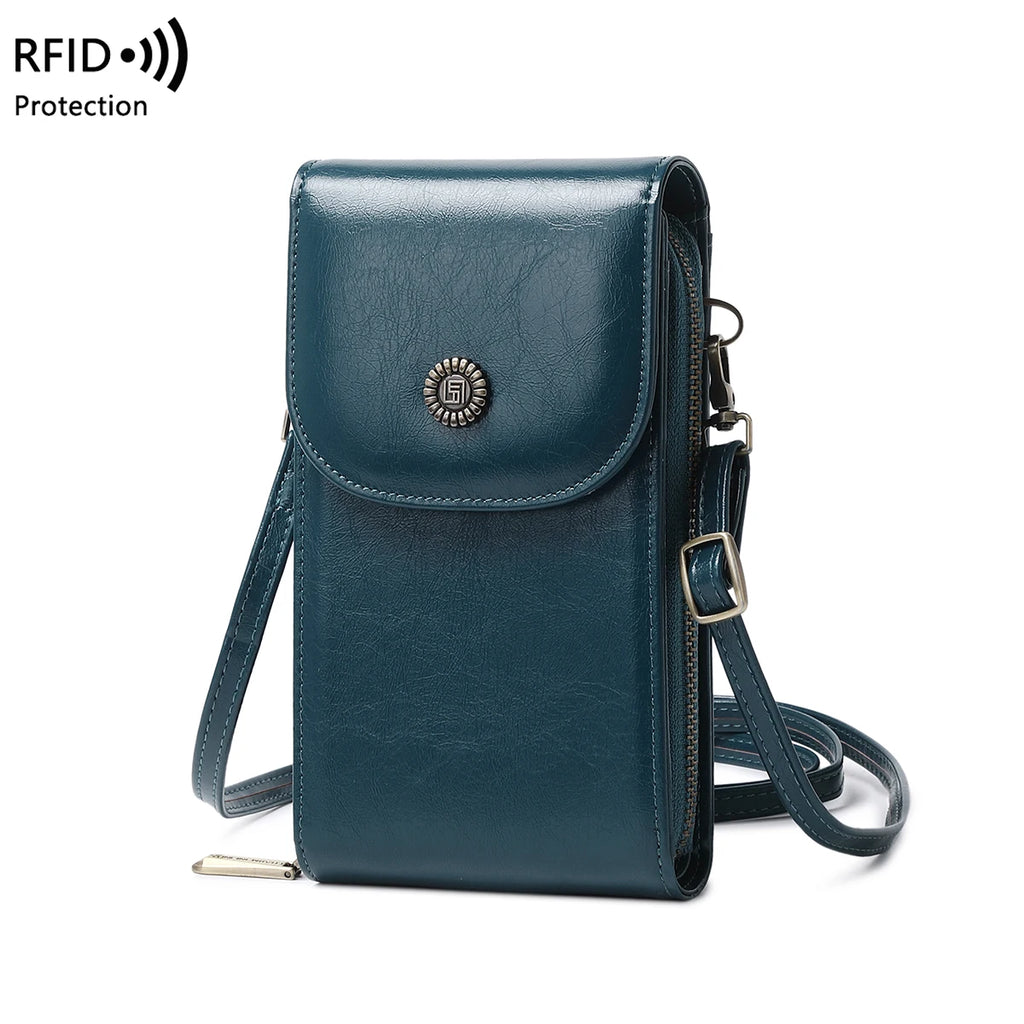Retro RFID Shoulder Bag