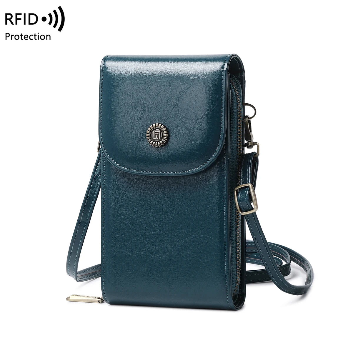 Retro RFID Shoulder Bag