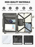 20/24/27 Lightweight Aluminum Hard Shell Luggage