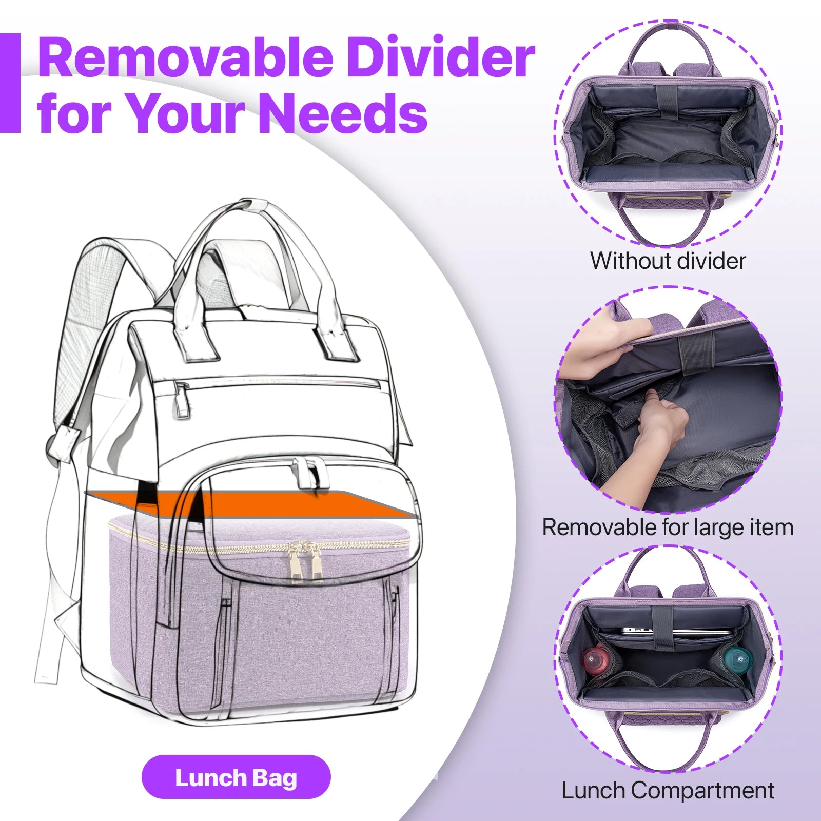 Insulated Multifunctional Cooler Travel Backpack