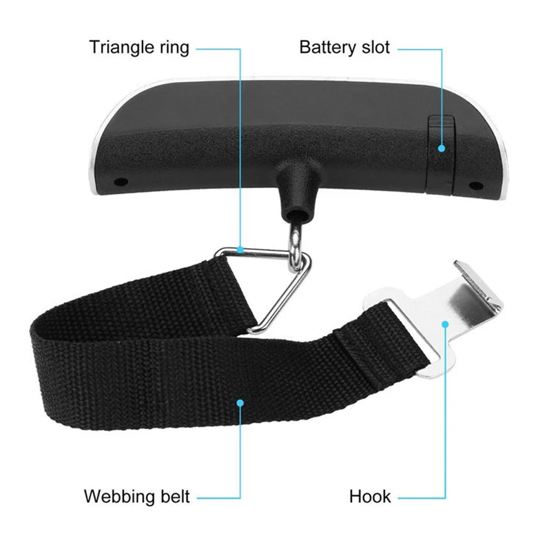 Digital Portable Luggage Scale for Up To 110lbs