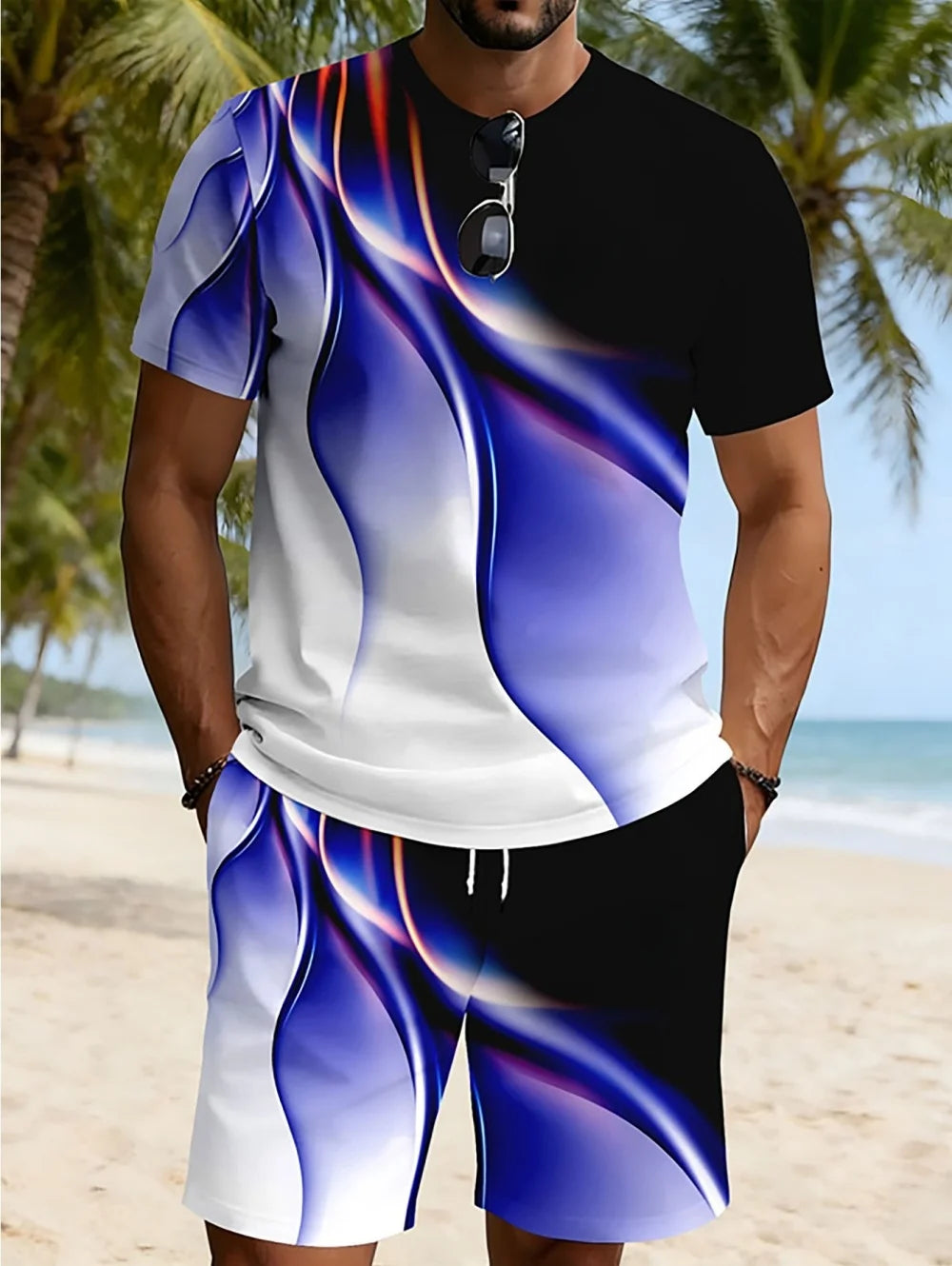 Men's Sportswear Quick-Dry Shorts Set