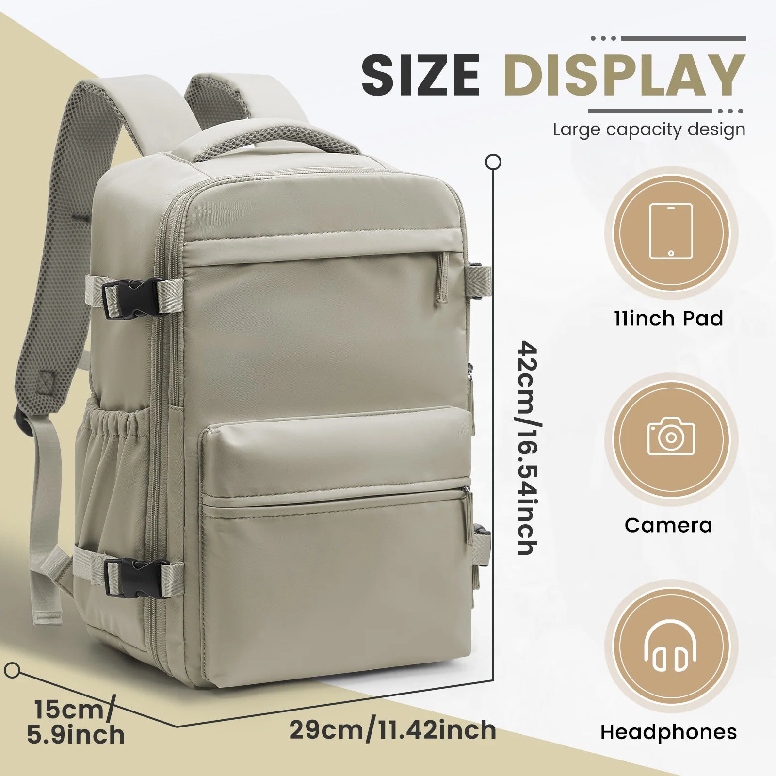 Cabin Bag Vacuum Compression Backpack