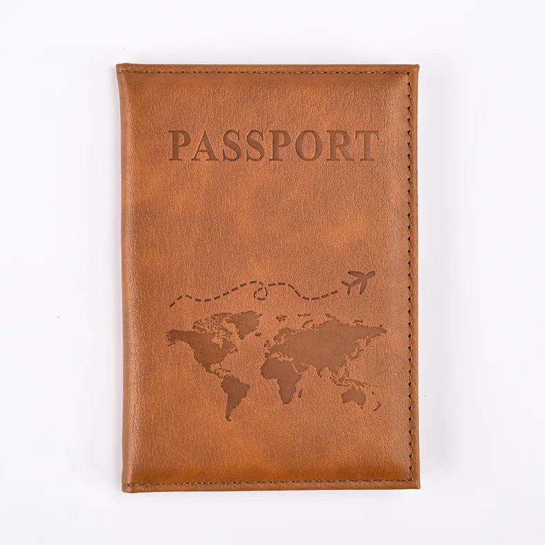 Sleek Grey Passport Cover – Slim Travel Wallet