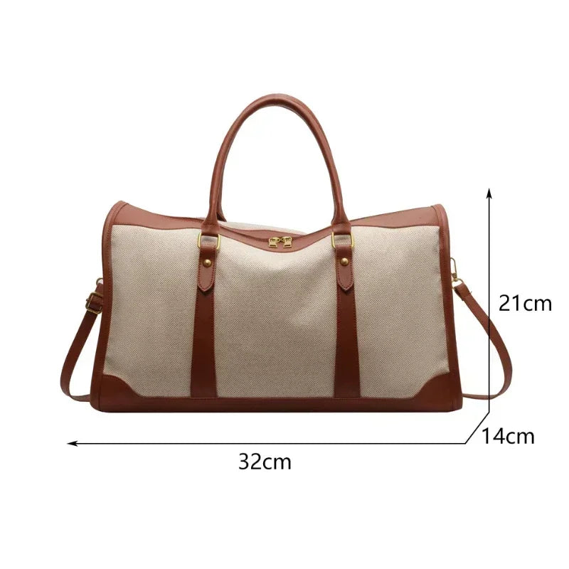 Vintage Crossbody Travel Luggage Handbag