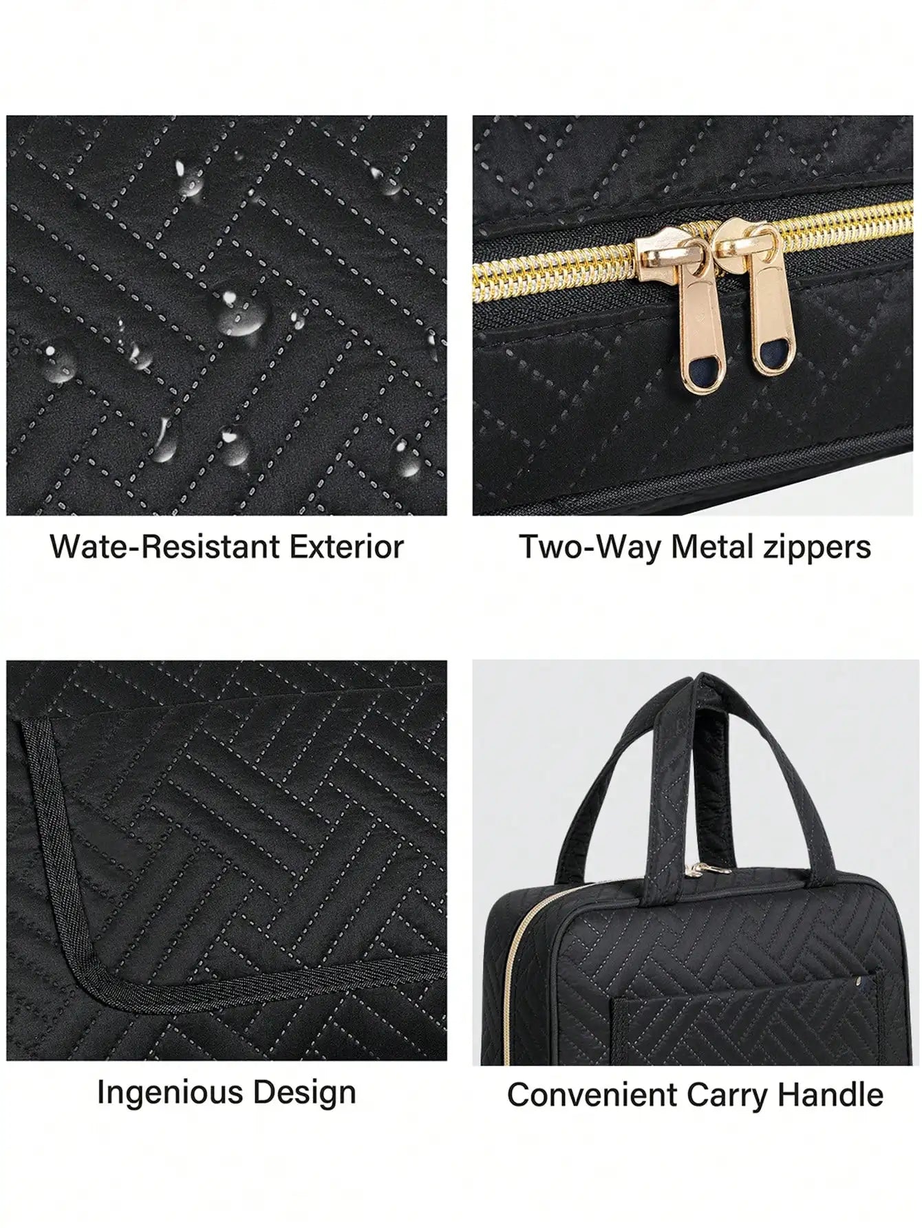 Large Capacity Waterproof Hanging Travel Toiletry Bag