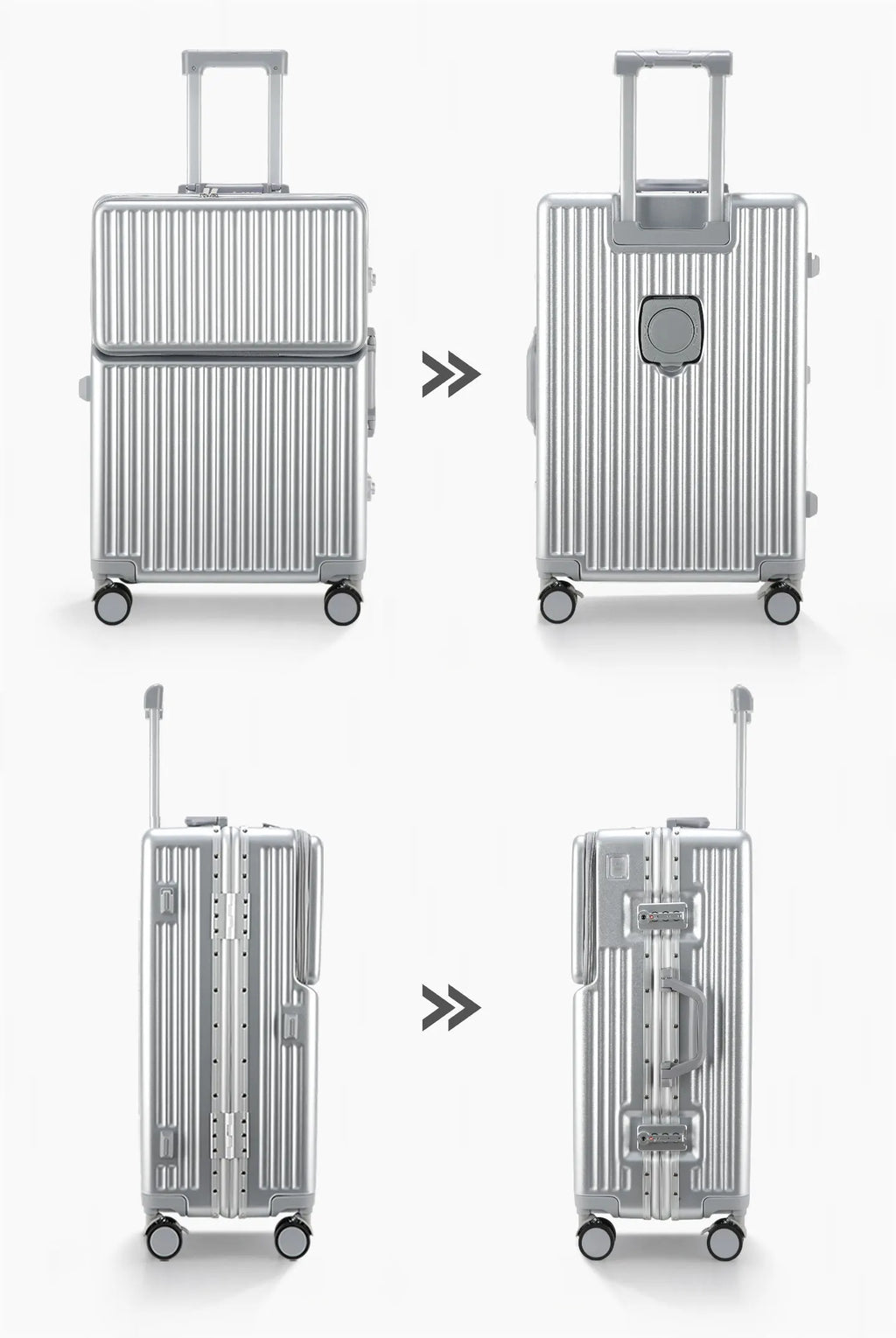 20/24/27 Lightweight Aluminum Hard Shell Luggage