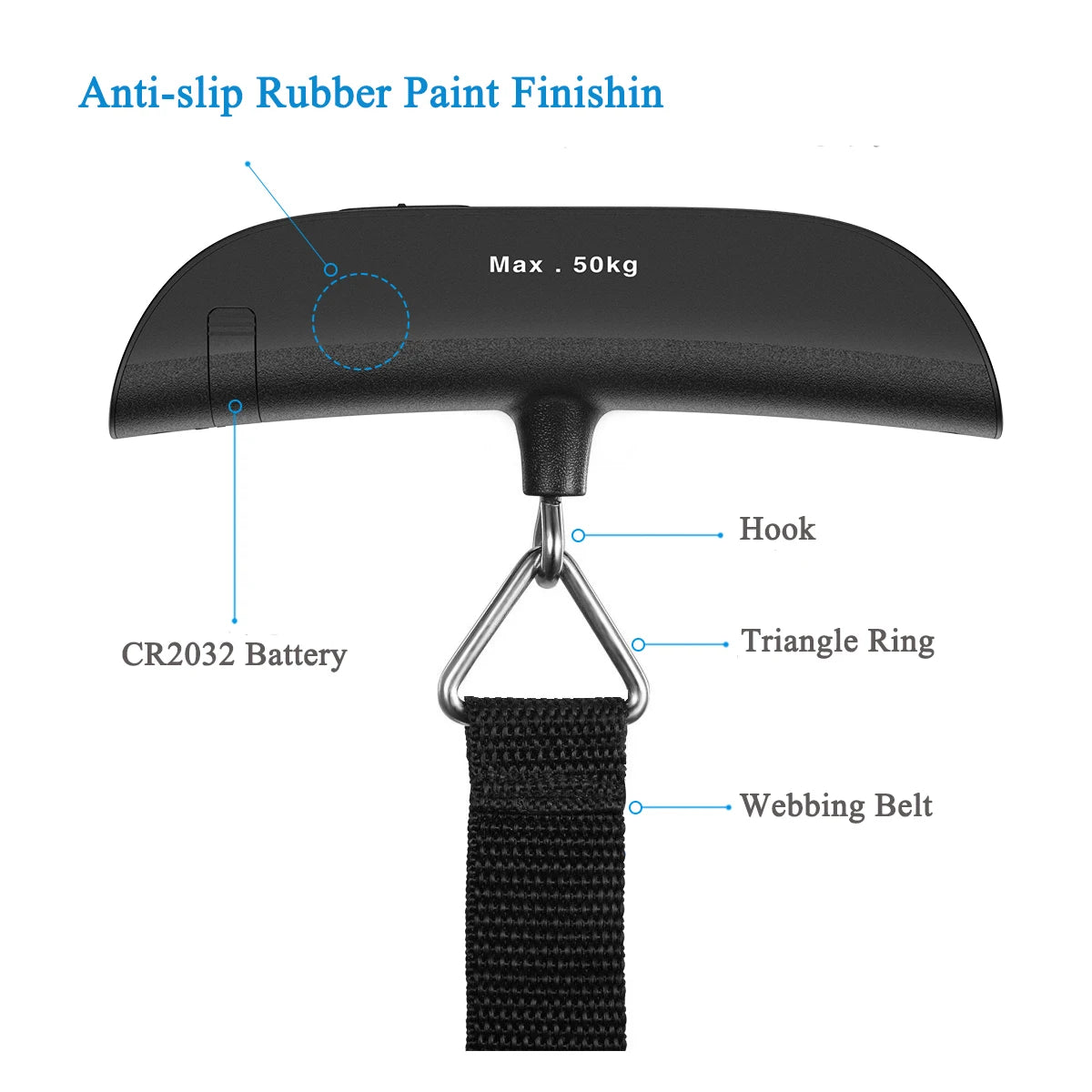Portable Digital Luggage Scale