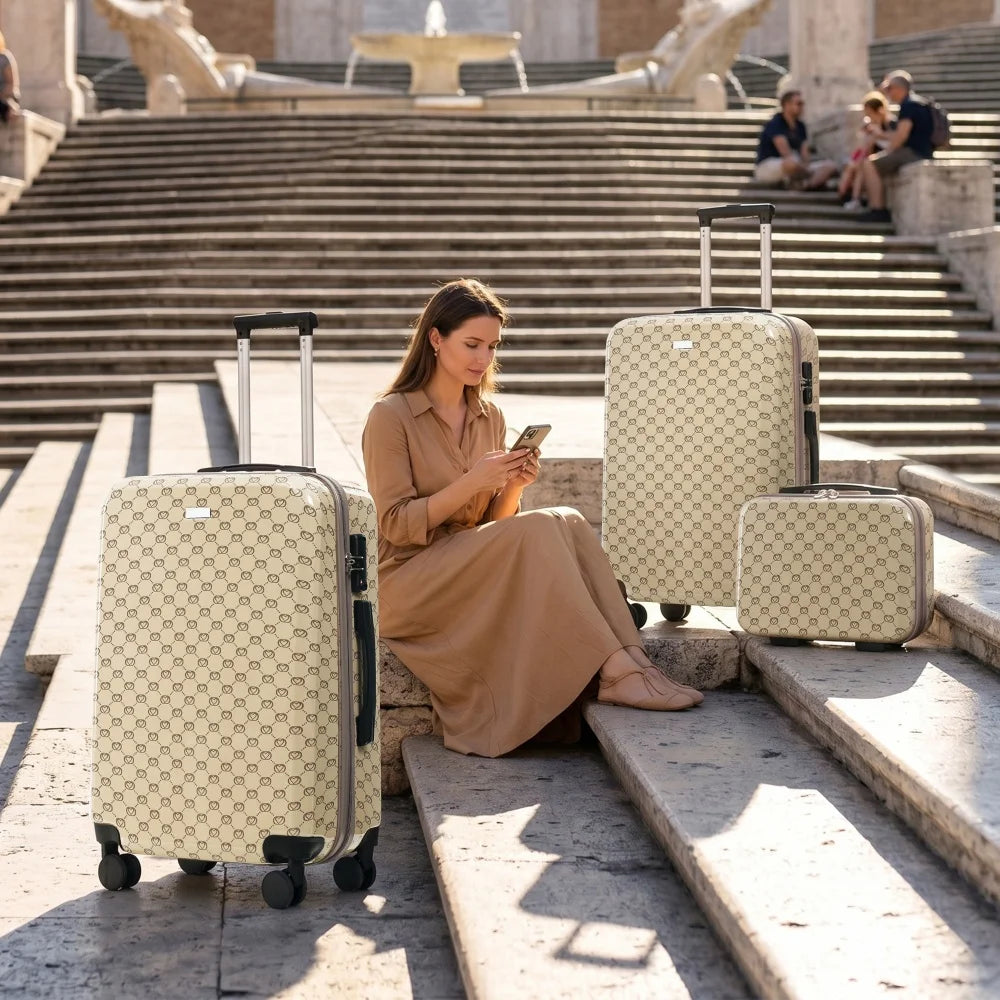 5/6-Piece Hardside Luggage Set – Lightweight & Expandable