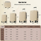 5/6-Piece Hardside Luggage Set – Lightweight & Expandable