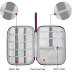 Travel Electronics Organizer Bag