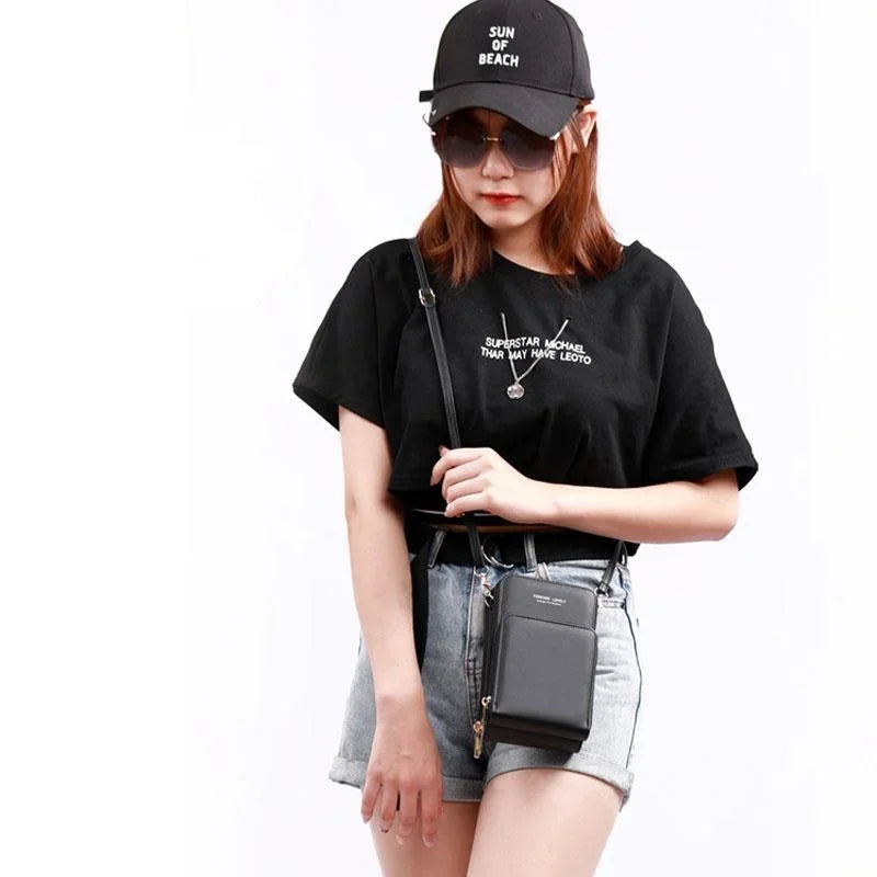 Crossbody RFID Messenger Bag