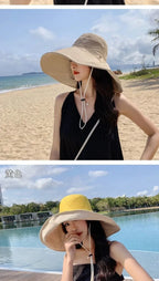 Wide Brim UPF 50+ Sun Hat Women Anti-UV