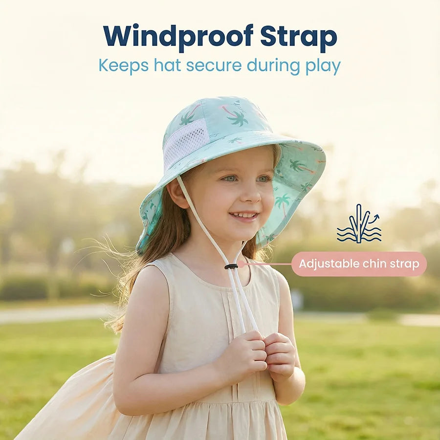 1-10Yr Children's Sun Protection Hat