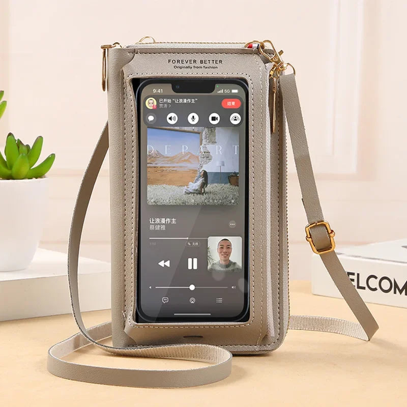 Crossbody Touch Screen Wallet