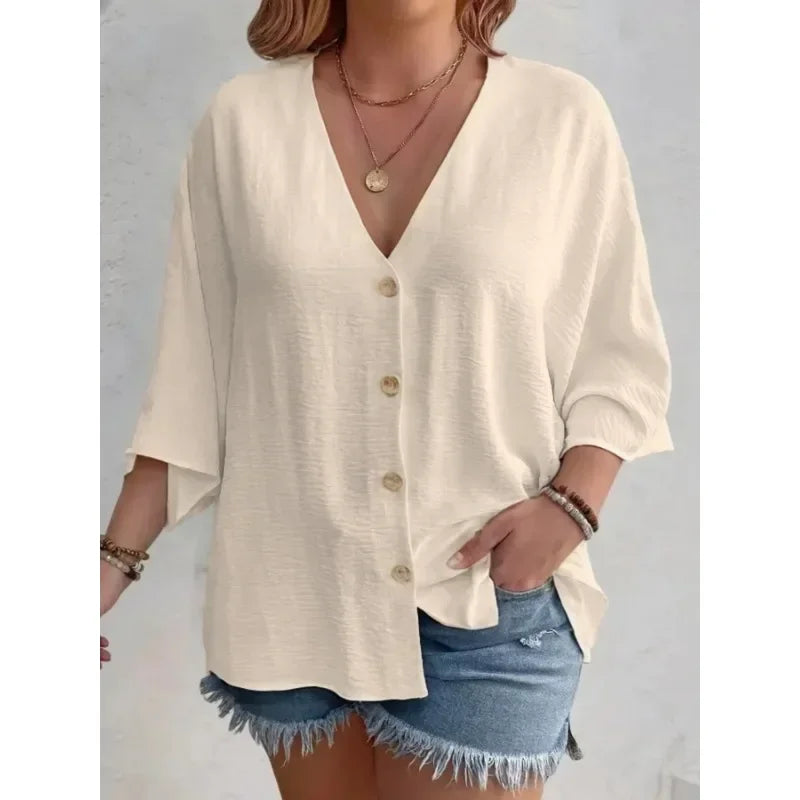Women's Breathable V-Neck T-shirt