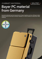 20/24/26" Front Opening Pocket Aluminum Frame Luggage